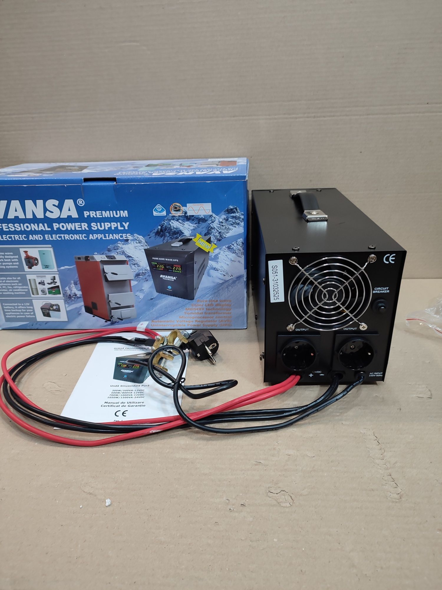 ИБП с правельной синусоидой для газовых котлов Avansa-500w 800va ups И ...