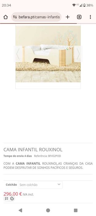 Cama de Criança Roxinol