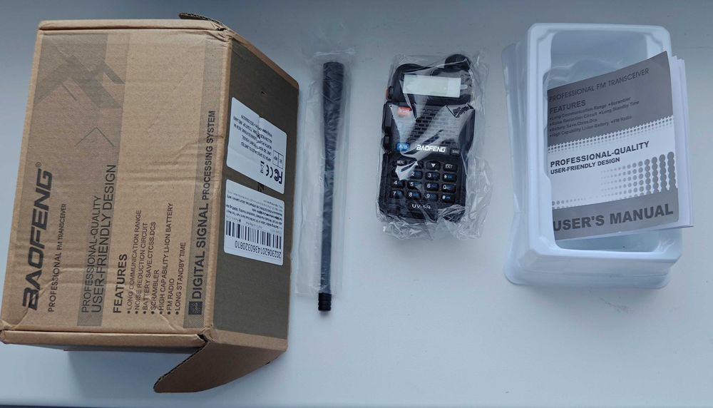 Рація Baofeng UV-5R Black, нова.