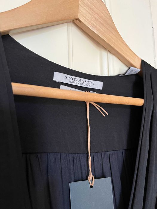 Vestido preto da Scotch & Soda, tamanho XS, com etiqueta