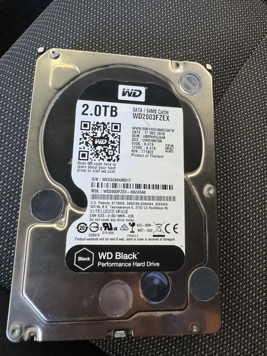 Disco Wd 2 Tb Black