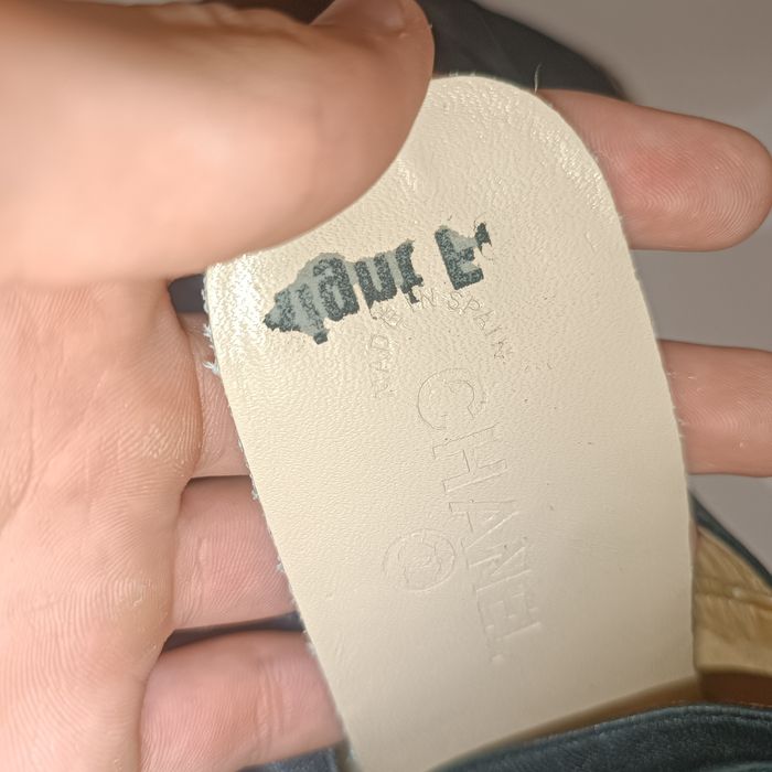 Chanel кожаные эспадрильи