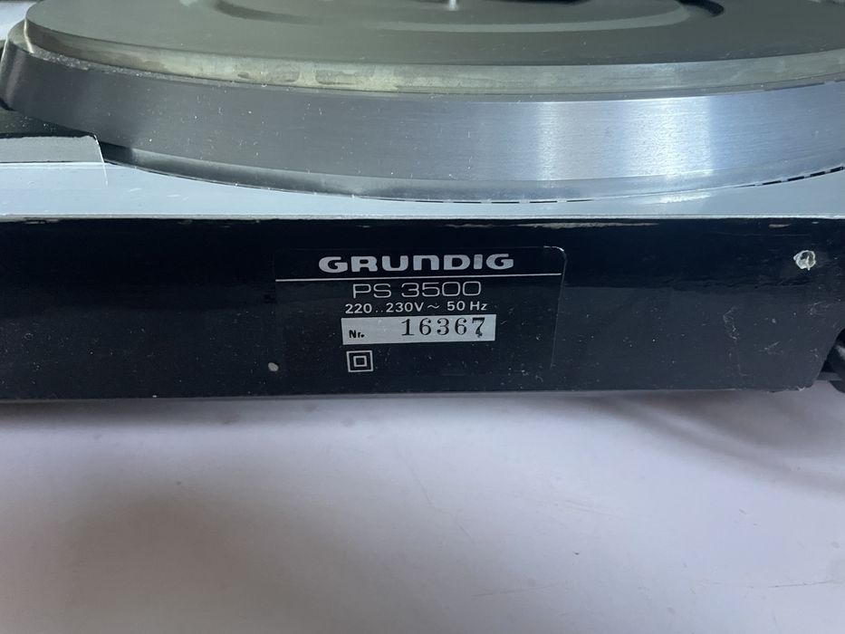 Виниловый проигрыватель grundig ps3500
