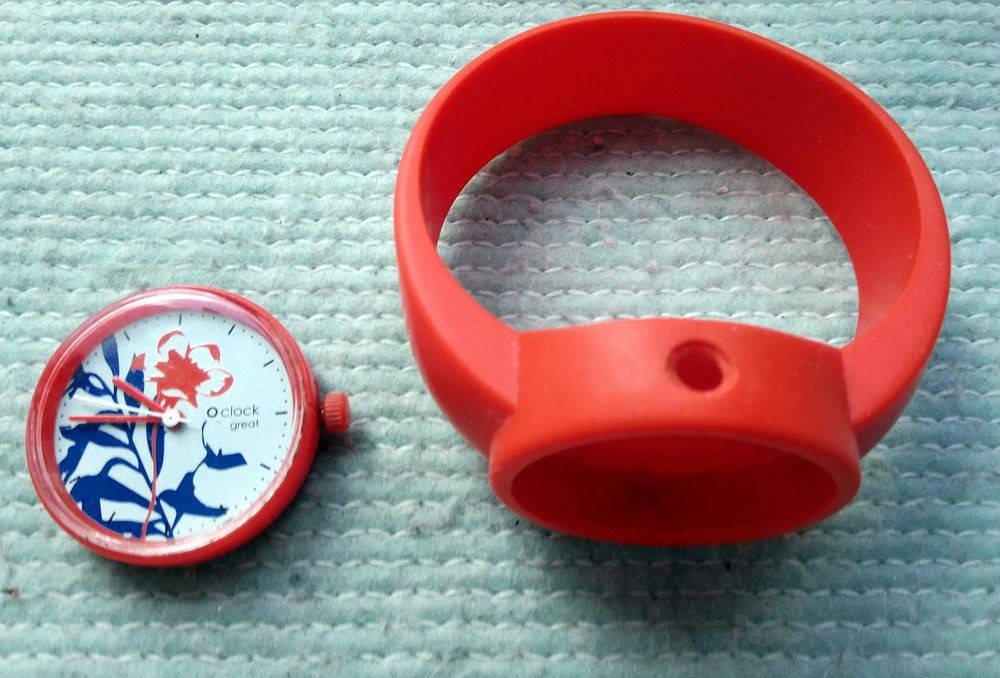 O'Clock Great циферблат O Clock ремешок O Bag банка запчасти б/у