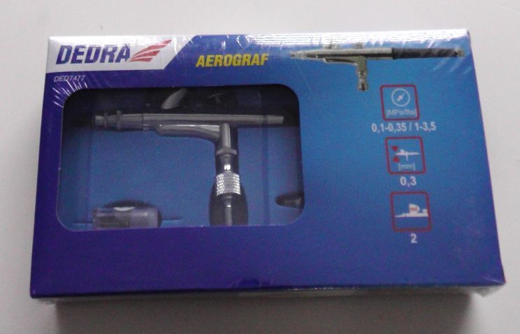 Aerograf DEDRA 0,3mm 2ml