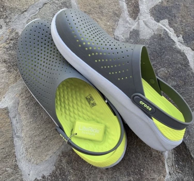 Крокси Crocs  LiteRide,сабо чоловічі, наявність 42 і 44