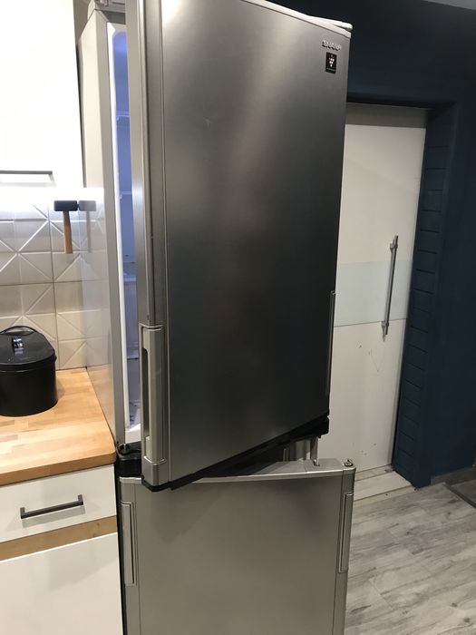 UNIKAT!!! Lodówko-zamrażarka SHARP PlasmaCluster Inverter. No Frost.