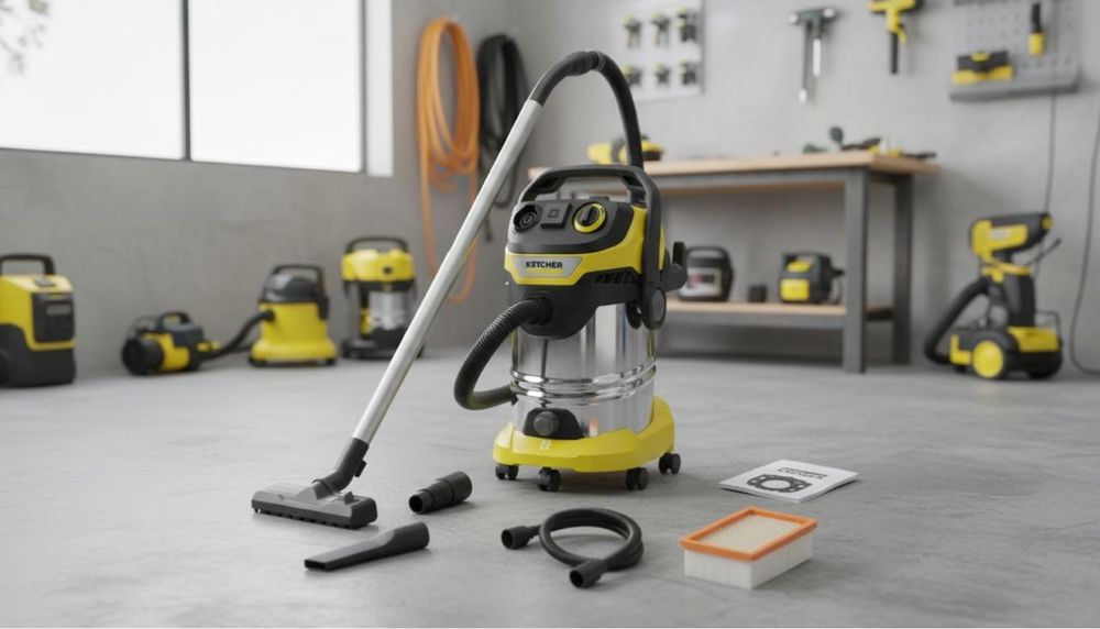 Прокат інструментів Кьорхер‼️Оренда Будівельний пилосос Karcher WD6S