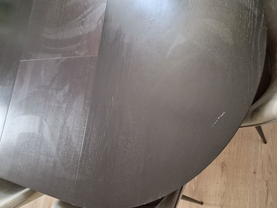 Stół Ikea Bjursta plus 6 krzeseł Jysk