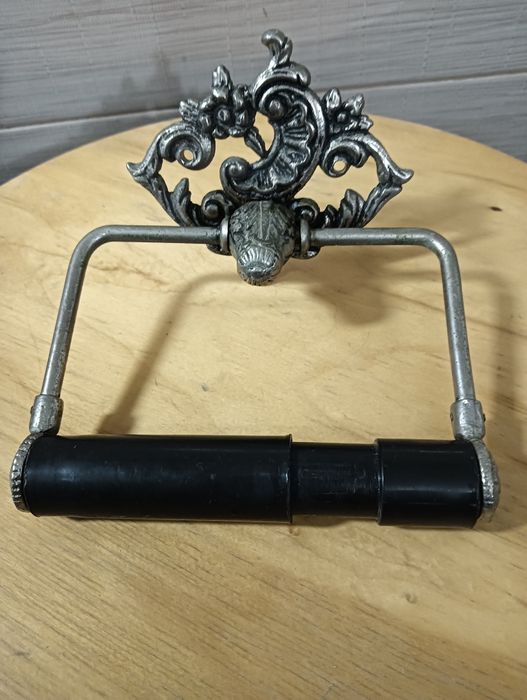 Suporte rolo de papel antigo