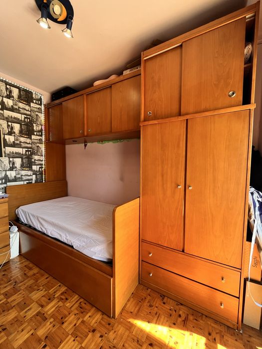 mobília de quarto completa - muita arrumação