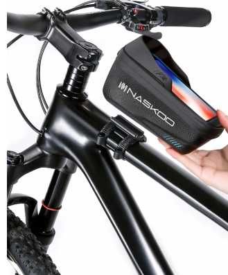 Torba rowerowa sakwa na rower z uchwytem na ramę telefon twarda