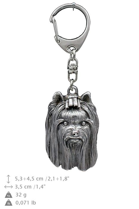Yorkshire Terrier brelok posrebrzany Art-Dog