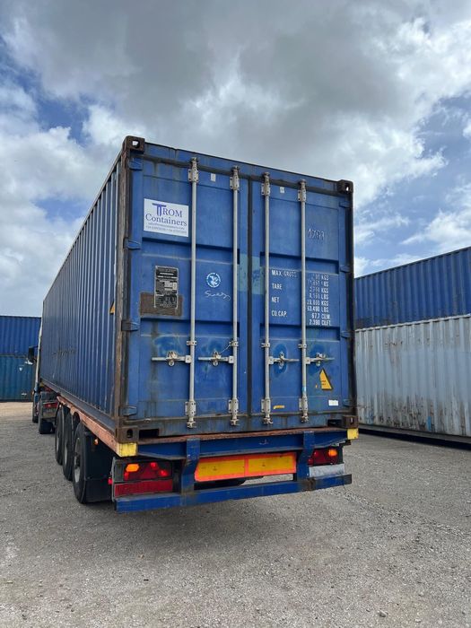 Contentor Marítimo 40' DV (Pés) - 12m - 30m2 | One Way e Usados - TROM Containers