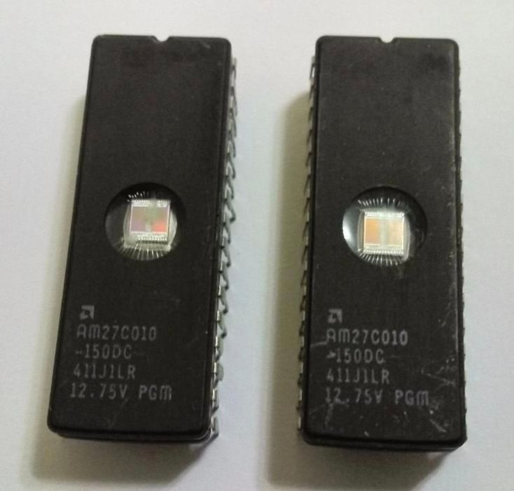 Lote 5 memorias uve eprom M27C010 ou M27C1001 centralina ECU