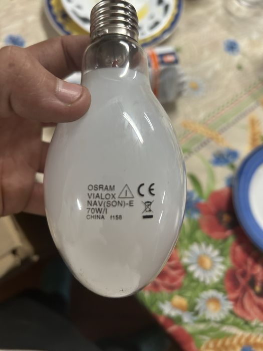 Lâmpada de sódio VIALOX 70w da Osram