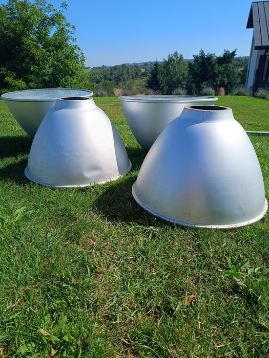 Klosze lamp halowych aluminiowe