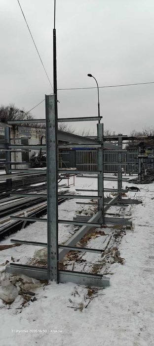 Stojak Regał na profile aluminiowe