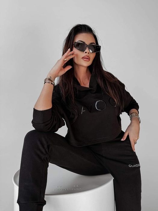 Bluza damska Olavoga Mirage M czarna beżowa