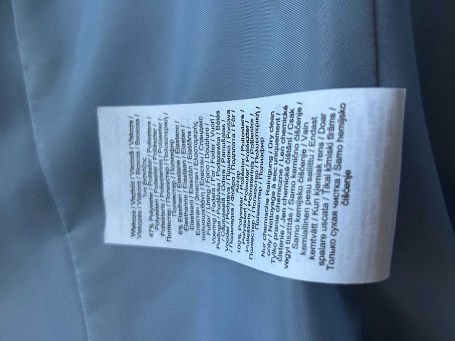 Marynarka damska S.Oliver rozmiar 42 / L błękitna