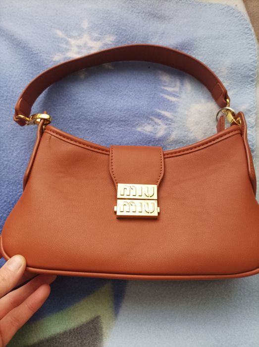 Сумочка miu рижого кольору
