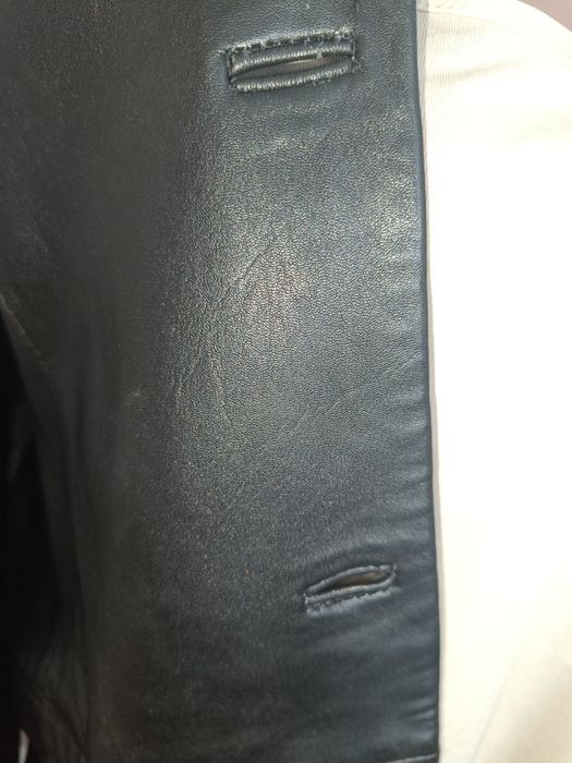 Плащ женский кожаный