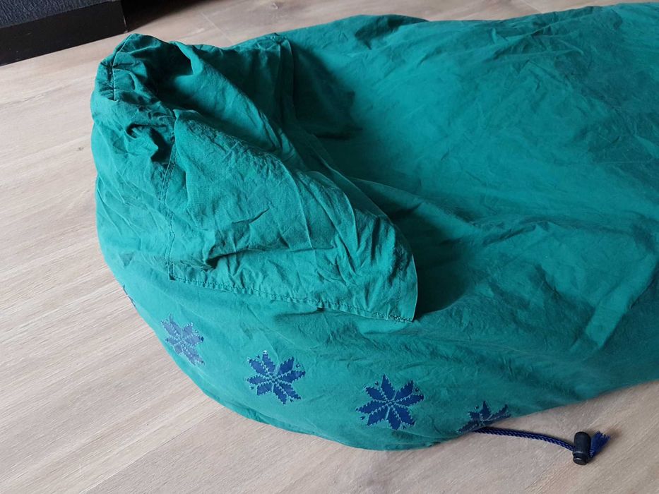 Śpiworek zimowy do wózka sanek 120cm Skandynawski Owcza wełna