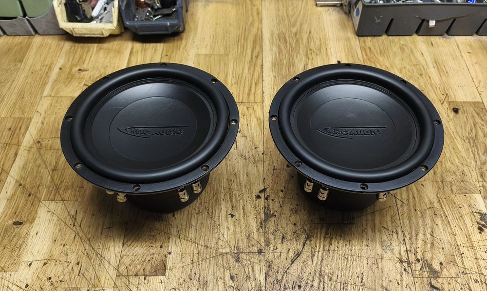 Głośniki , Woofery , subwoofery Arc Audio ARC8-D2 , 8" 200mm 20cm, 300w rms 2x2ohm każdy  , hi end  tuba subwoofer skrzynia basowa cena za 2 zestaw