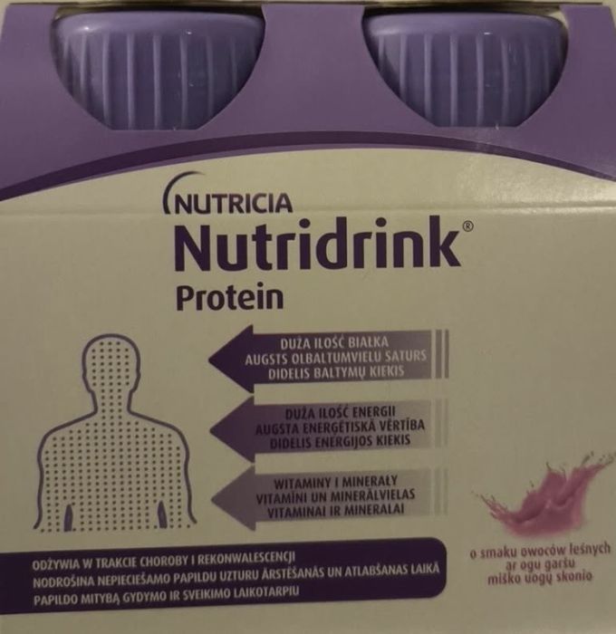6x4x125 ml Nutridrink Protein o smaku owoców leśnych