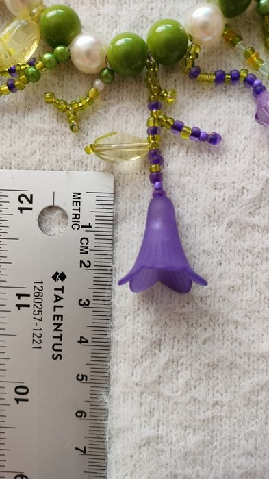 choker naszyjnik kwiatowy