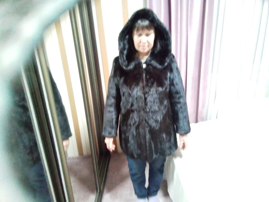 Норкове манто чорне Італія!