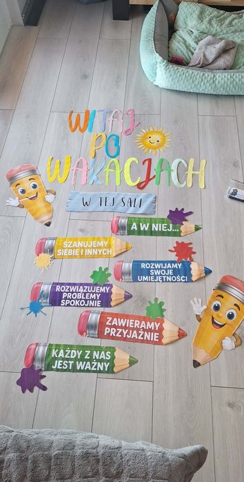 Dekoracje nowe przedszkole jesień