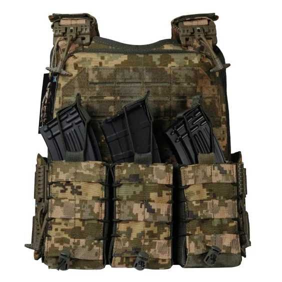 ЗНИЖКА‼️Плитоноска Ares gen.2. 3 підсумки АК. Пиксель ММ14