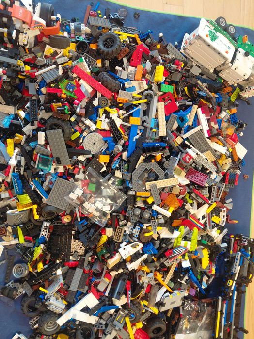 Klocki lego różne części elementy 9,6 kg