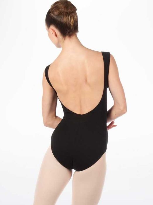 CAPEZIO Klasyczny Trykot Body Treningowe Balet Dekolt M kod 2461