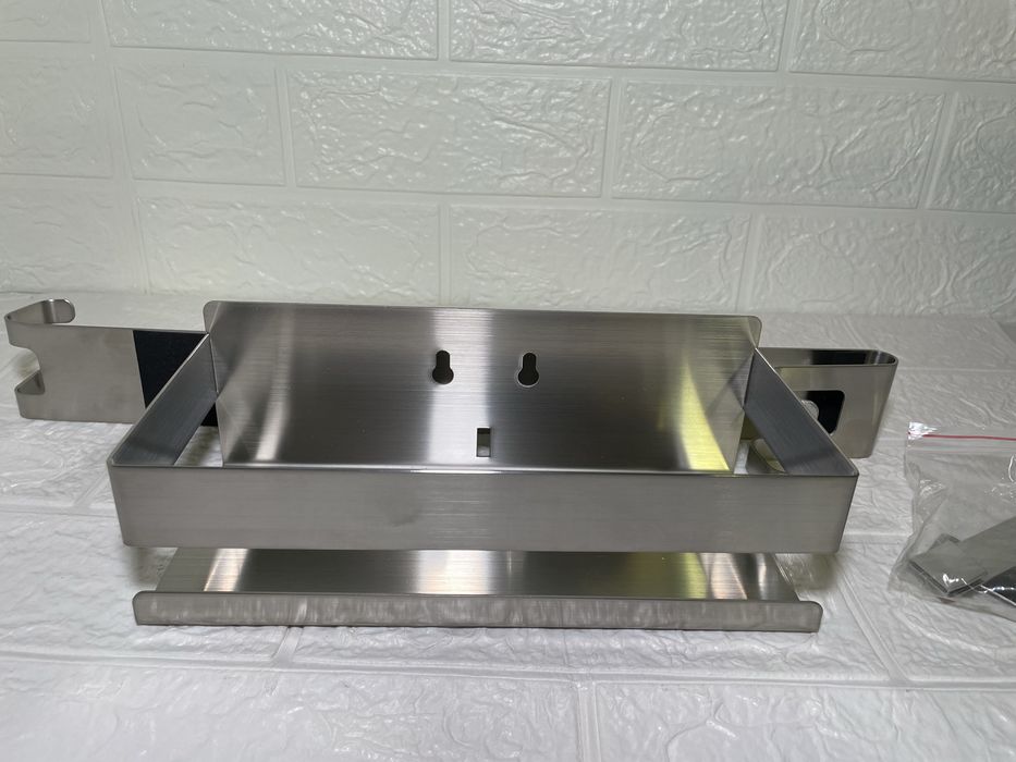 Поличка у ванну кімнату органайзер нержавіюча сталь