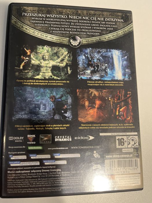 Tomb rider underworld PC Dvd
