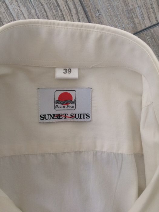 Garnitur męski granatowy sunset suits roz M 182/96/78