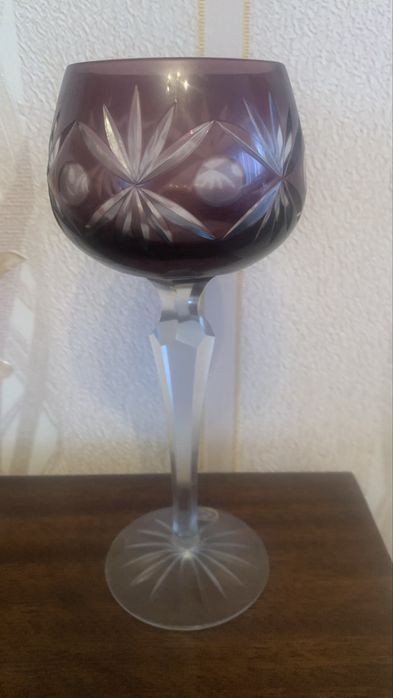 Цветные хрустальные фужеры производство Германия