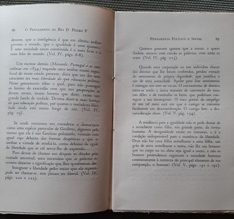 O Pensamento do Rei D. Pedro V