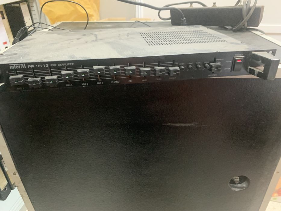 Mesa de mistura pré-amplifica InterM pp-9114