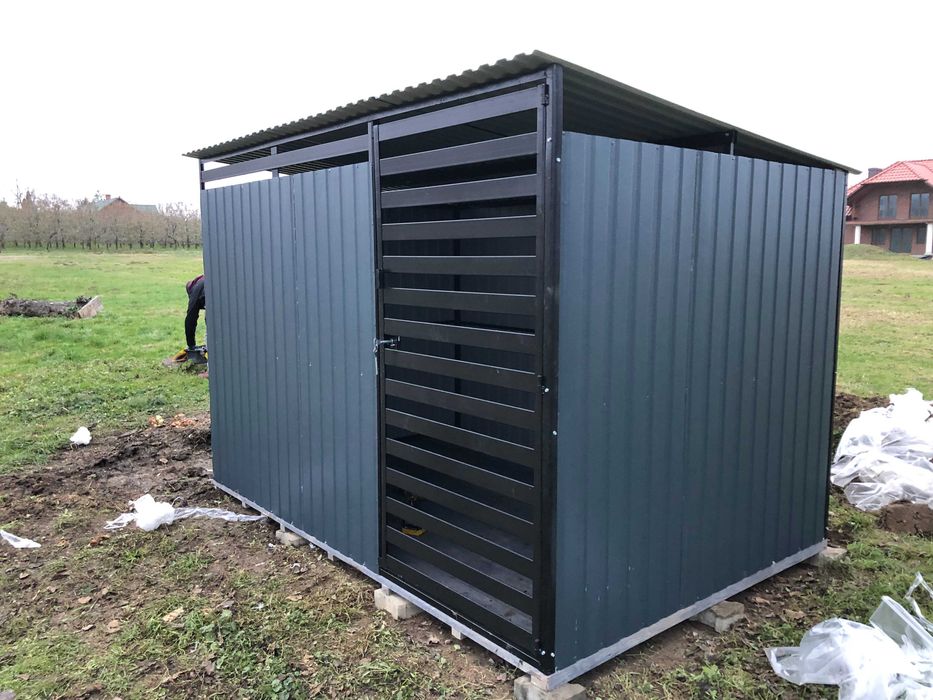 Wiata na Śmieci schowek ogrodowy