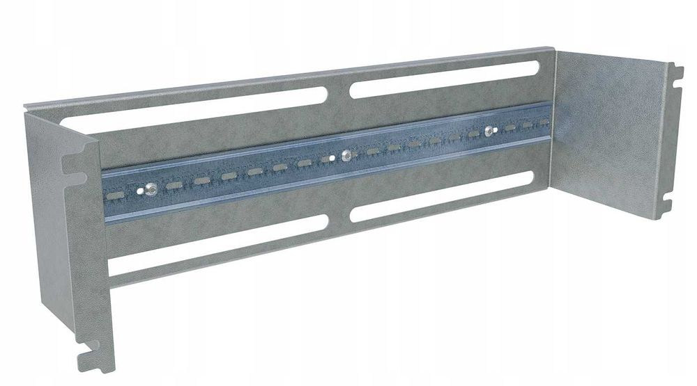 Panel Dystrybucji Napięć RACK 19" 3U/110/24xS DIN TS35/TH35 Ocynk