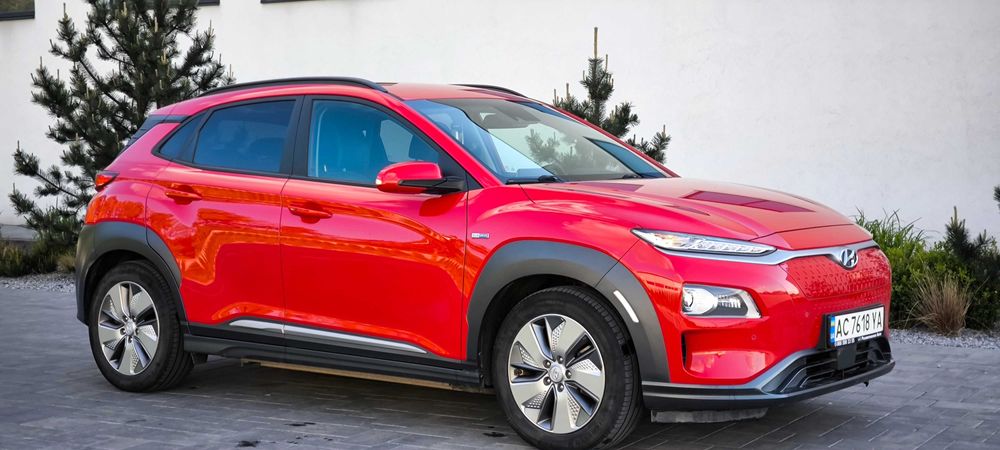 Hyundai kona 64kw, 20р. Їде 590км.!Максималка!Шкіра, асистенти, обігріви, обдуви Хюндай Кона
