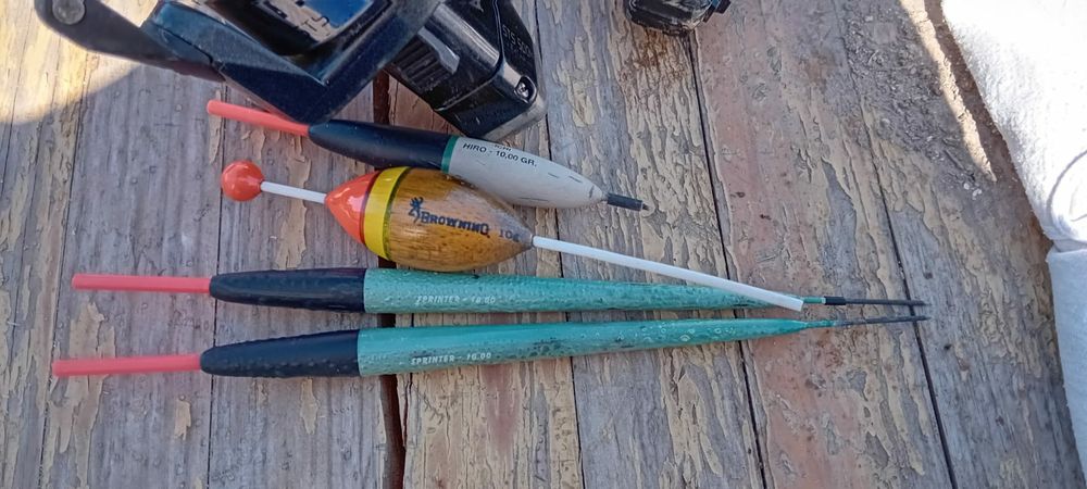 Conjunto de bóias de pesca