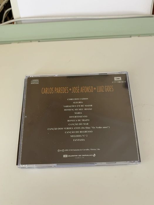 CD Carlos Paredes / José Afonso / Luiz Goes – EMI 1991