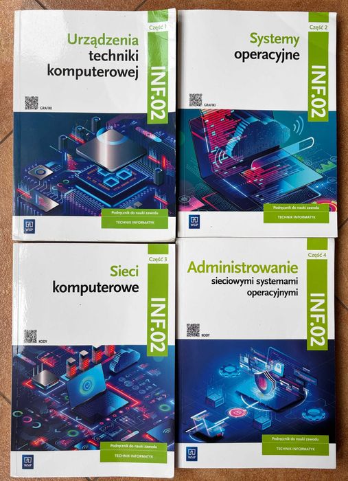 Sprzedam komplet podręczników (Liceum / Technikum -Informatyk)