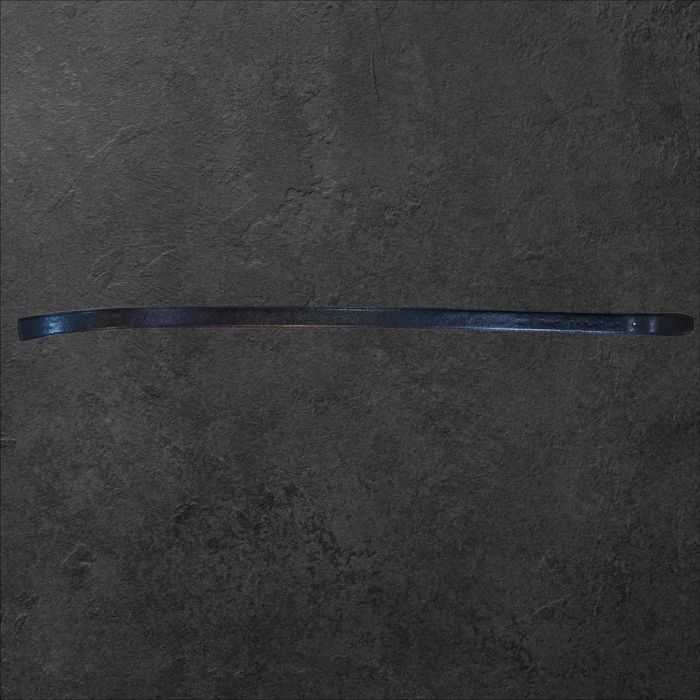 Damski czarny pasek skórzany 115 cm