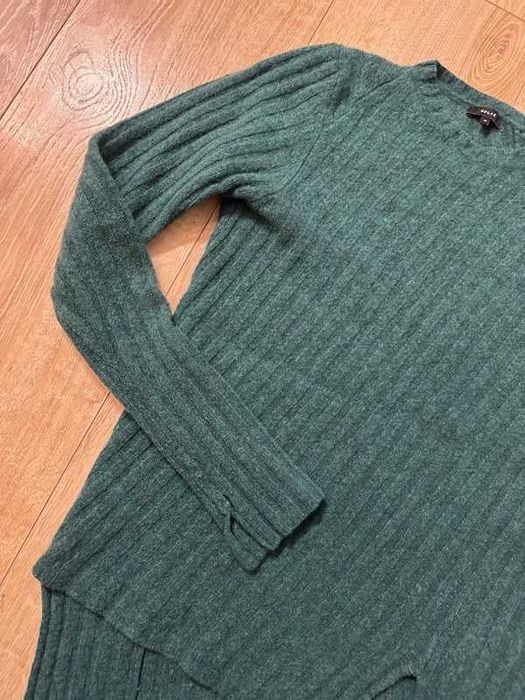 Wełniany zielony sweter Solar