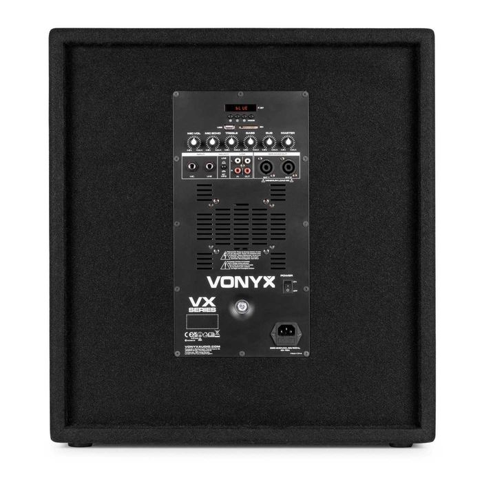 Colunas Ativas com subwoofer 18 kit completo